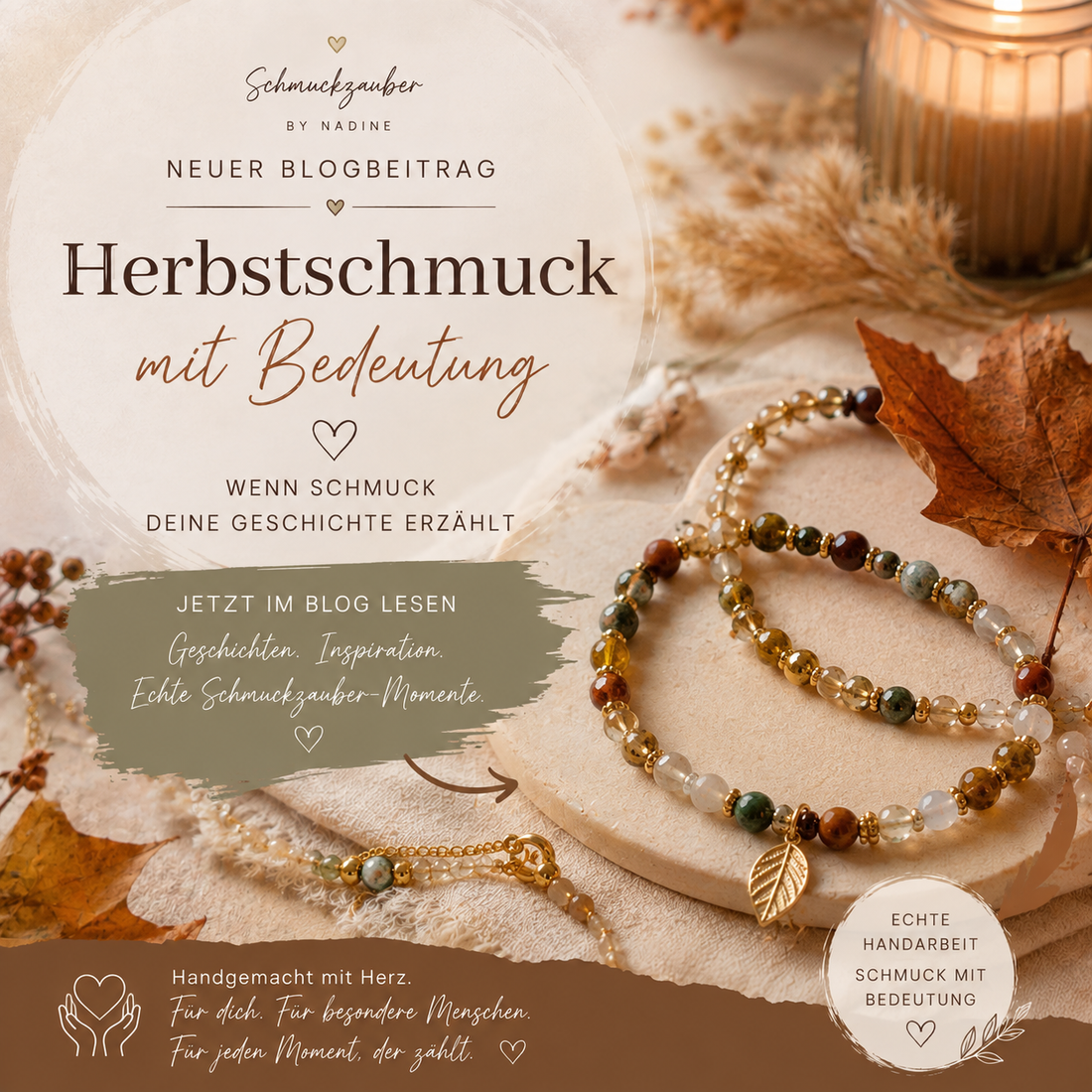 Herbstschmuck mit Bedeutung, wenn Schmuck deine Geschichte erzählt