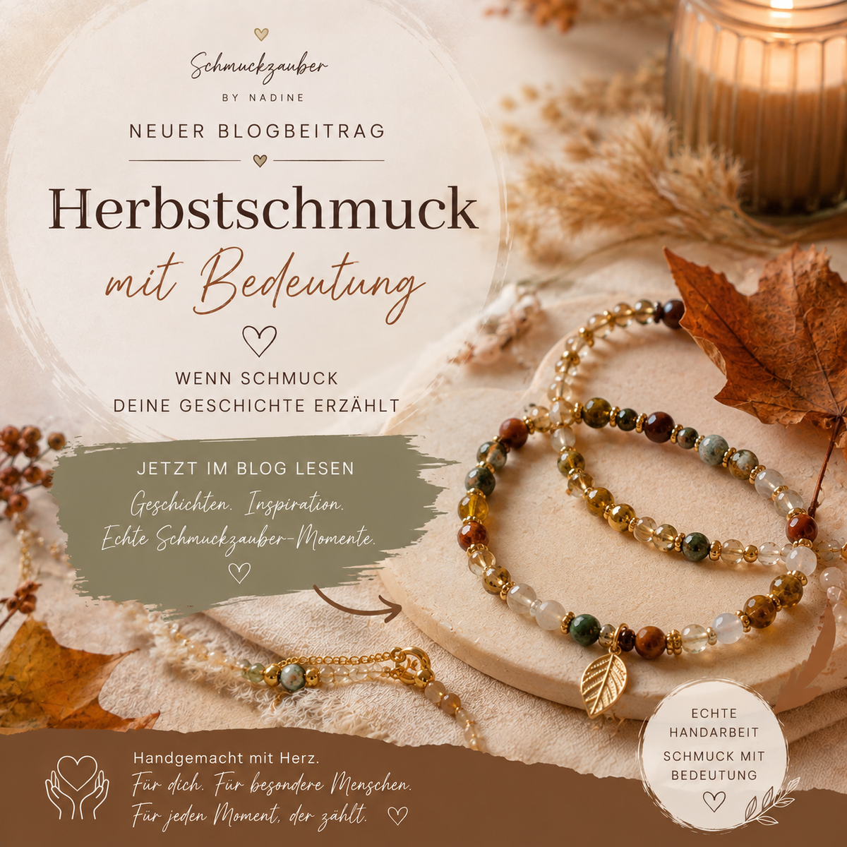 Herbstschmuck mit Bedeutung, wenn Schmuck deine Geschichte erzählt