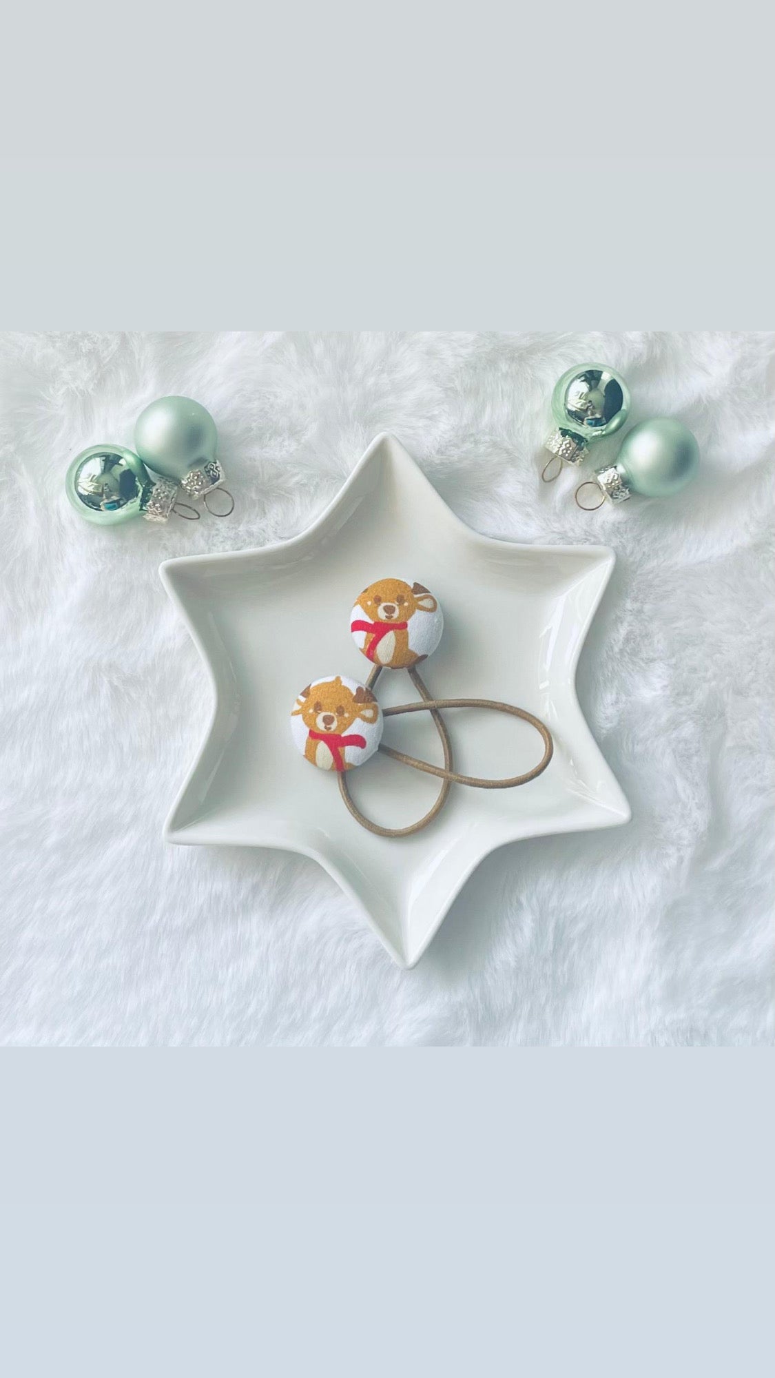 Haarzauber mit Rentiermotiv