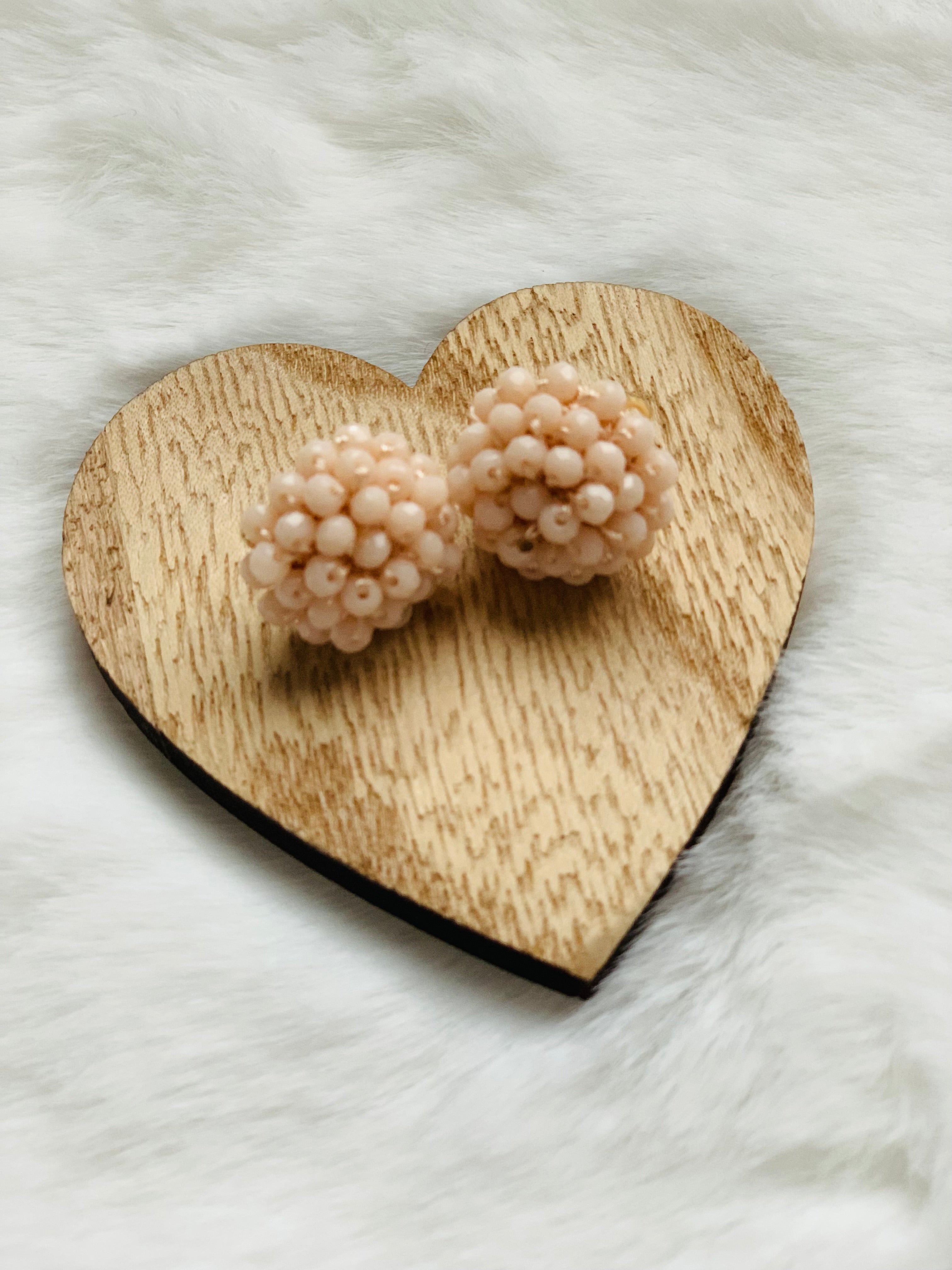 Facett-Perlen Ohrring