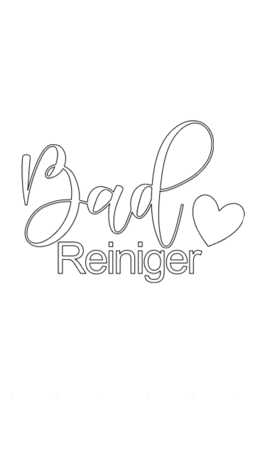 Schriftzauber „Badreiniger" – für stilvolle DIY-Projekte