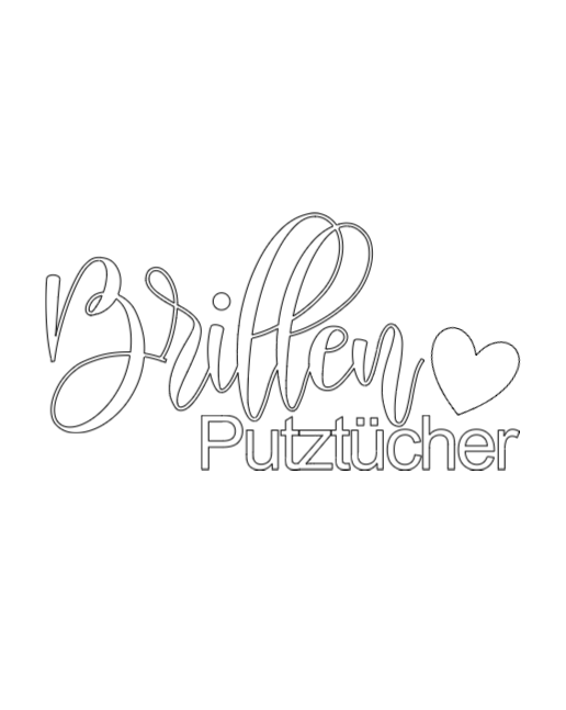 Schriftzauber „Brillenputztücher“ – für stilvolle DIY-Projekte