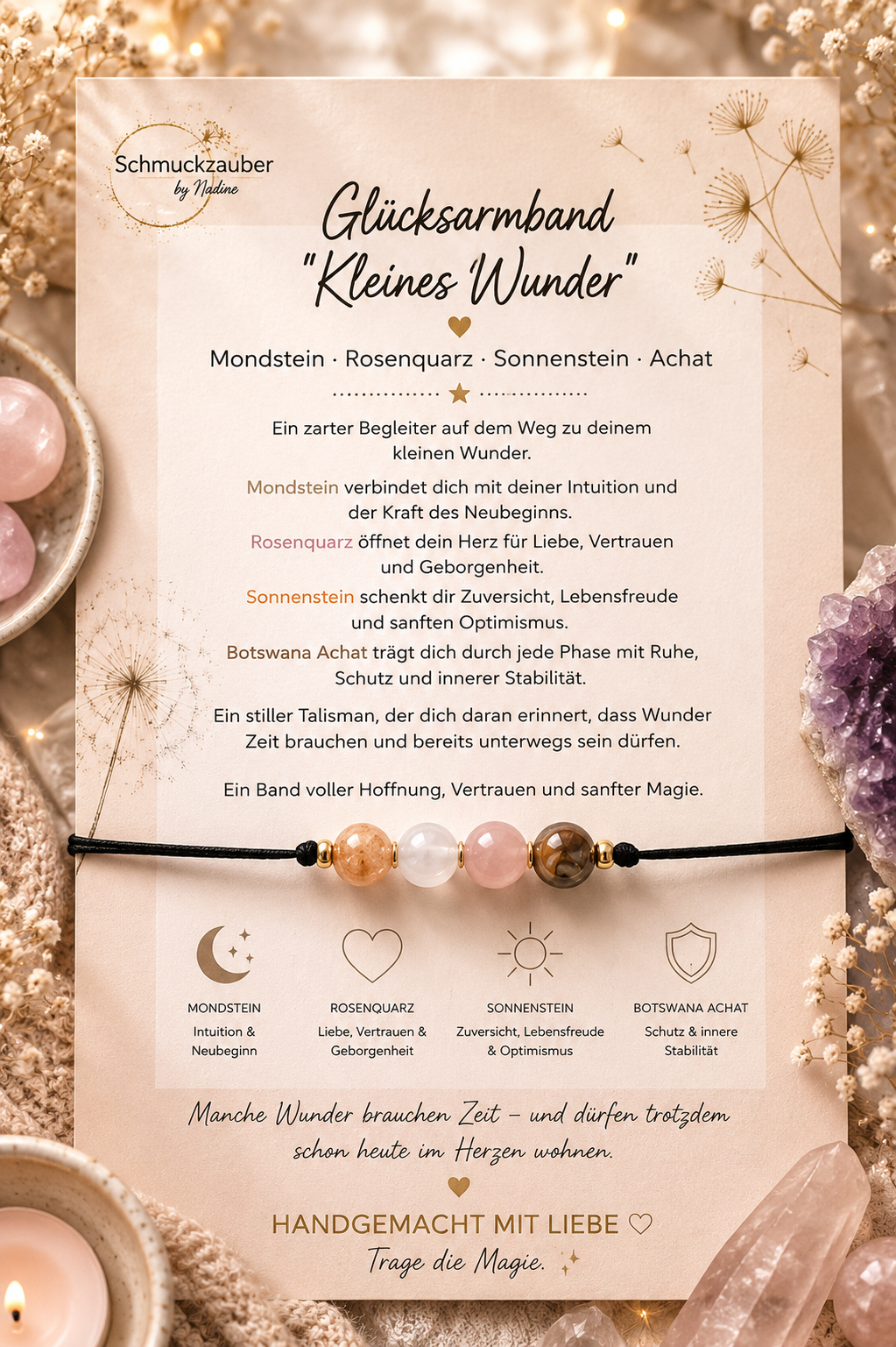 Glücksarmband „Kleines Wunder“