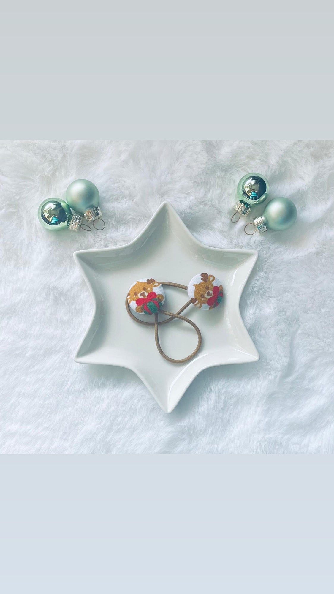 Haarzauber mit Rentiermotiv