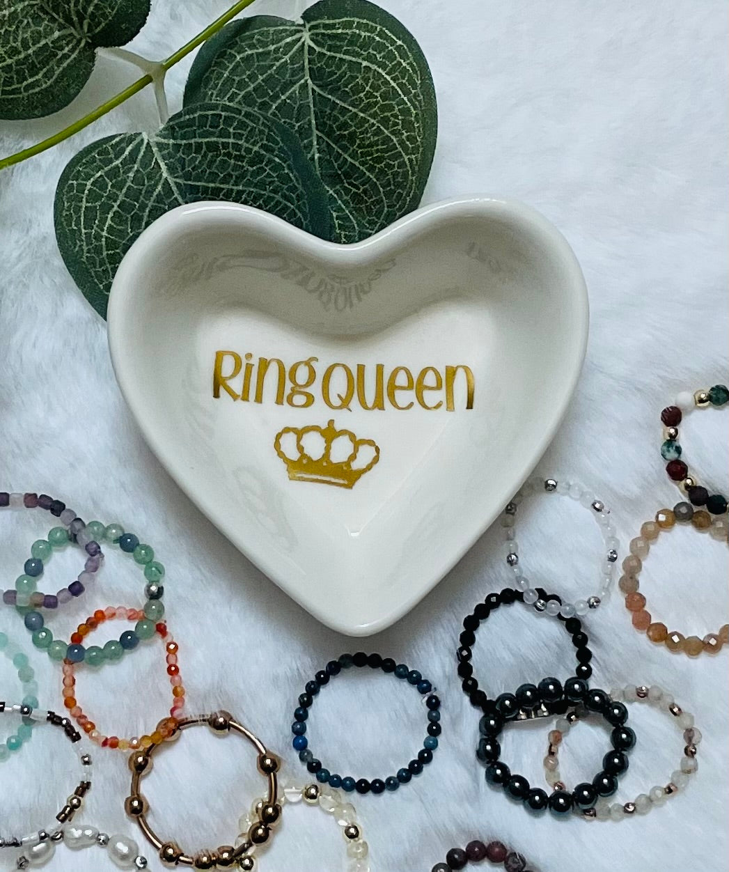 Schmuckschale Herzform „Ring Queen“