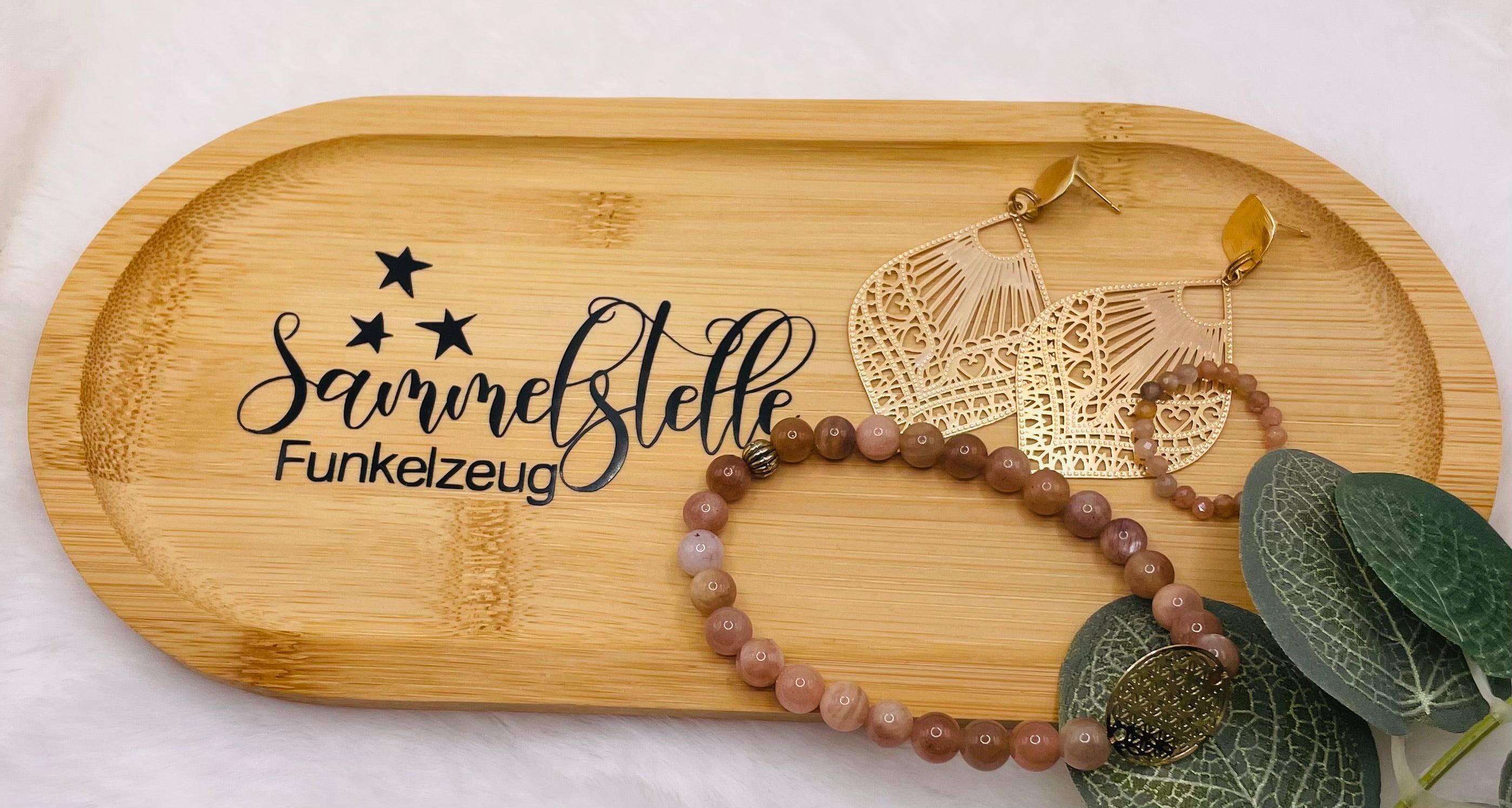 Bambusschale „Sammelstelle Funkelzeug“