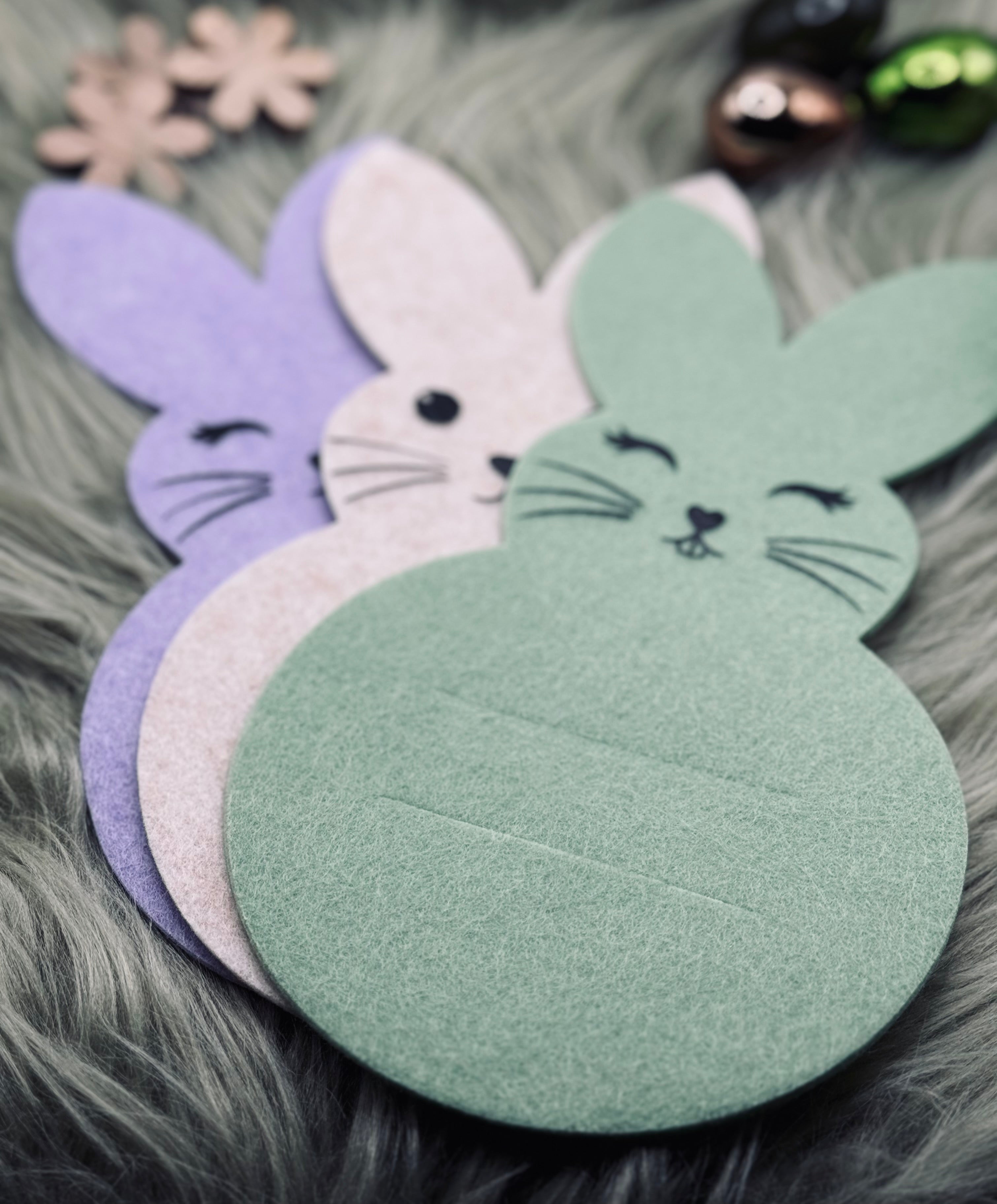 Großer Filzhase für Geldgeschenke & Gutschein