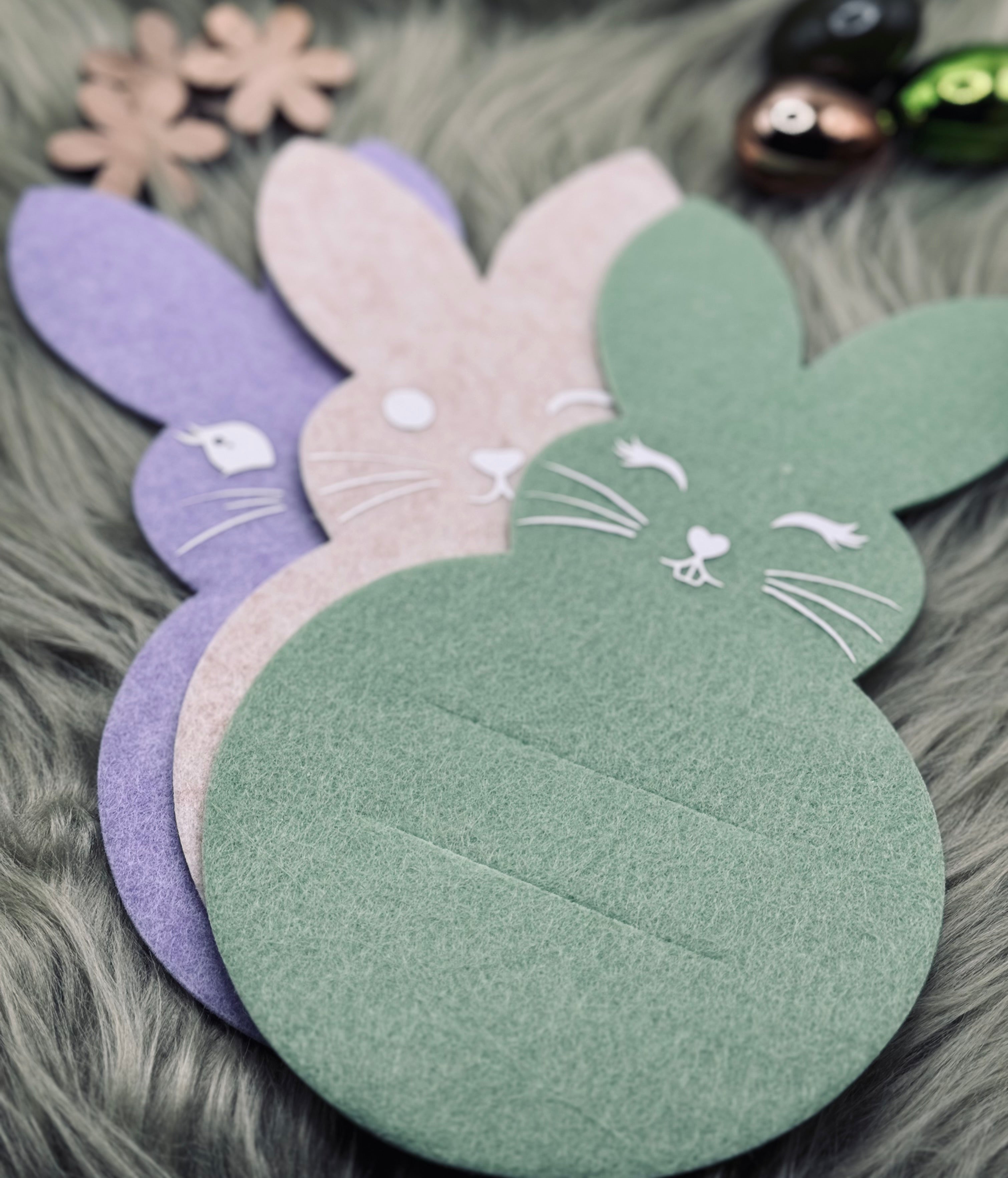 Großer Filzhase für Geldgeschenke & Gutschein