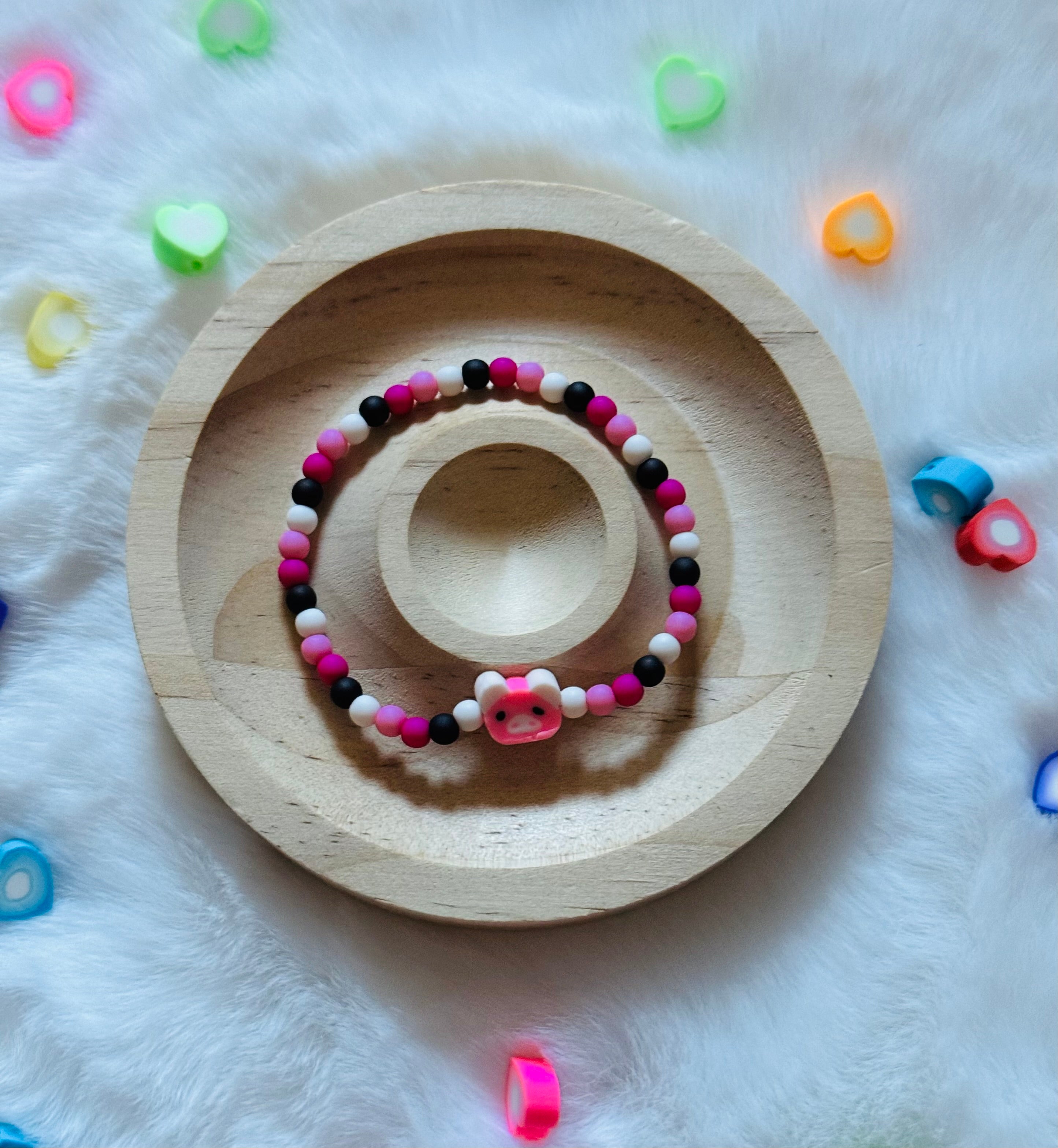 Kinderarmband Schwein