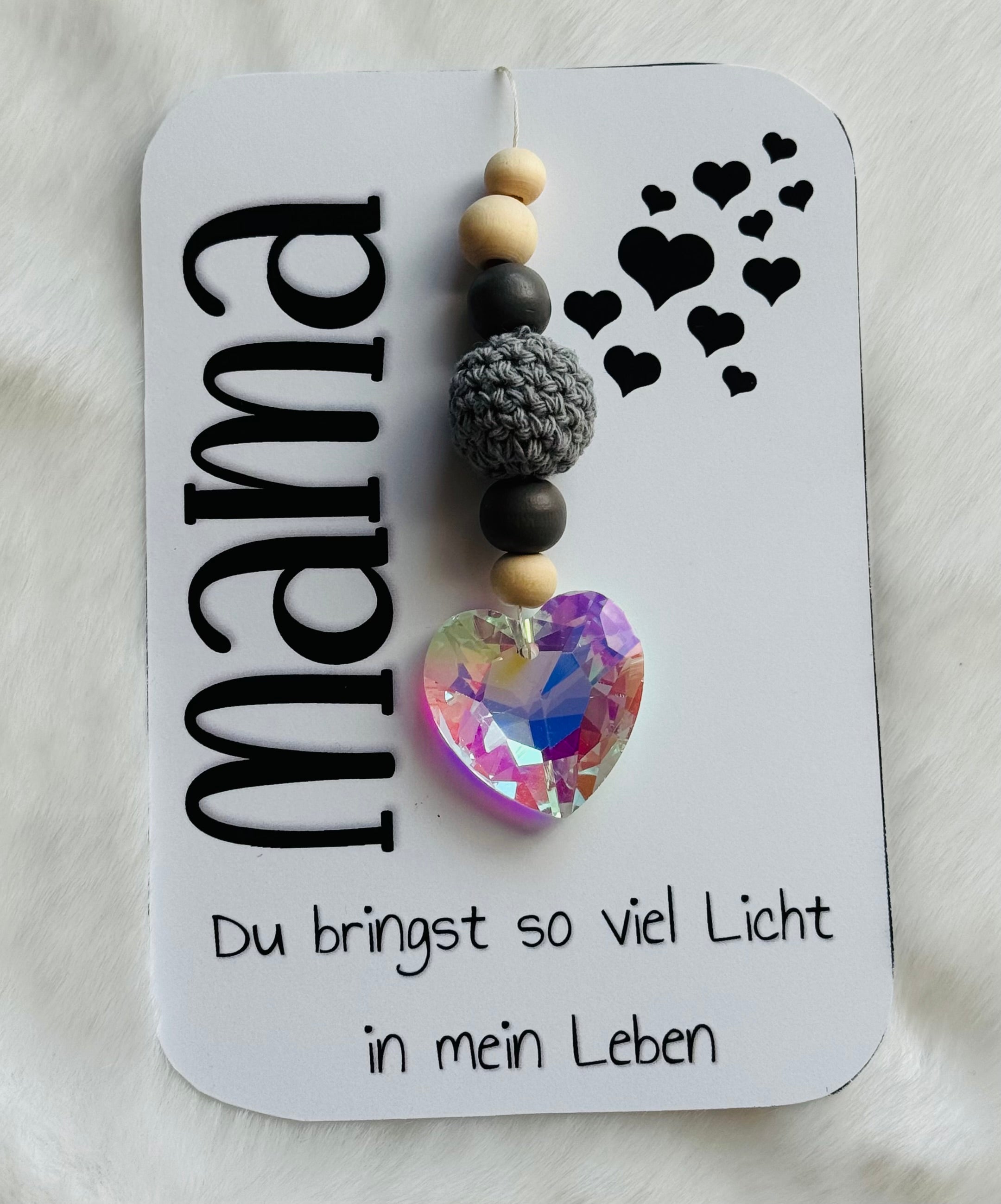 Boho Sonnenfänger Herz für Muttertag