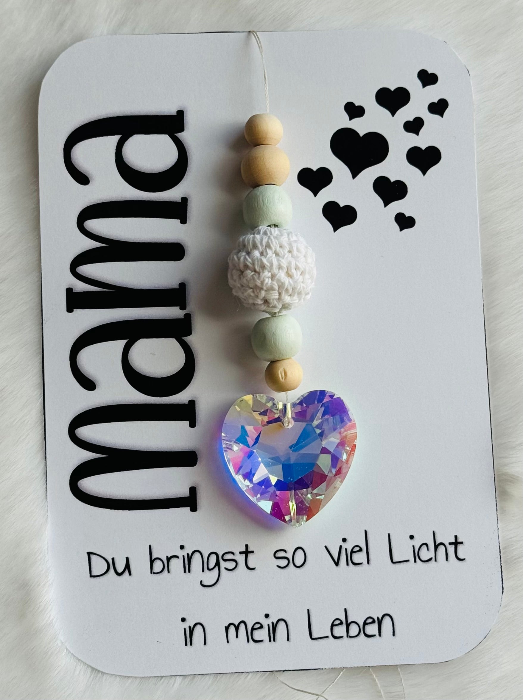 Boho Sonnenfänger Herz für Muttertag
