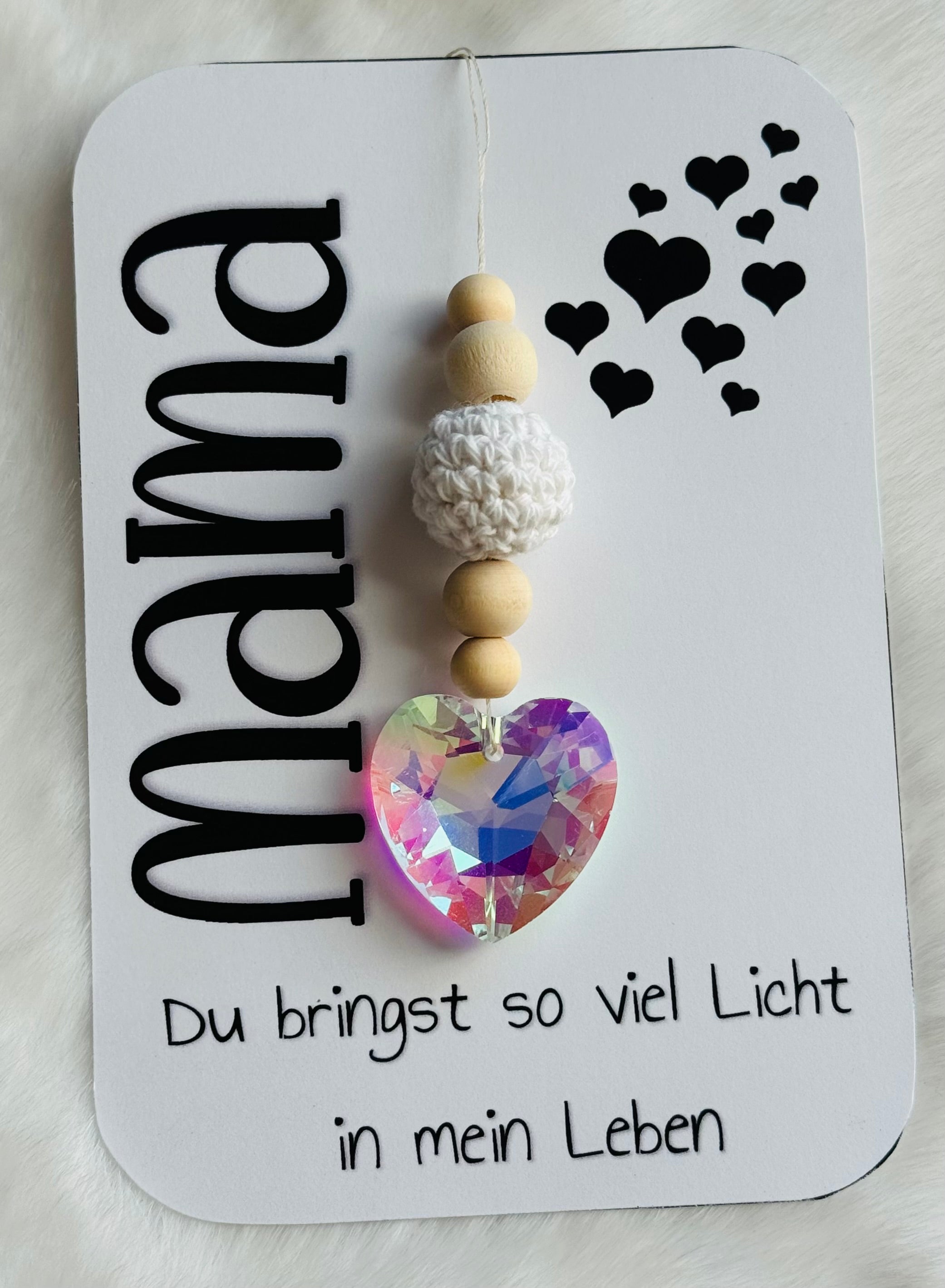 Boho Sonnenfänger Herz für Muttertag