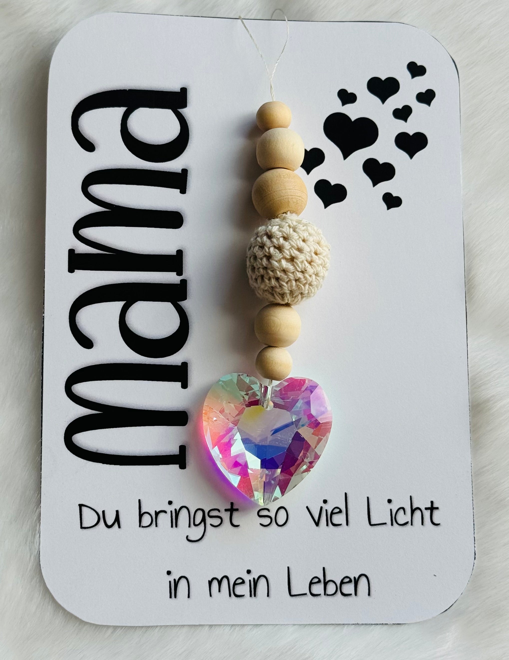 Boho Sonnenfänger Herz für Muttertag