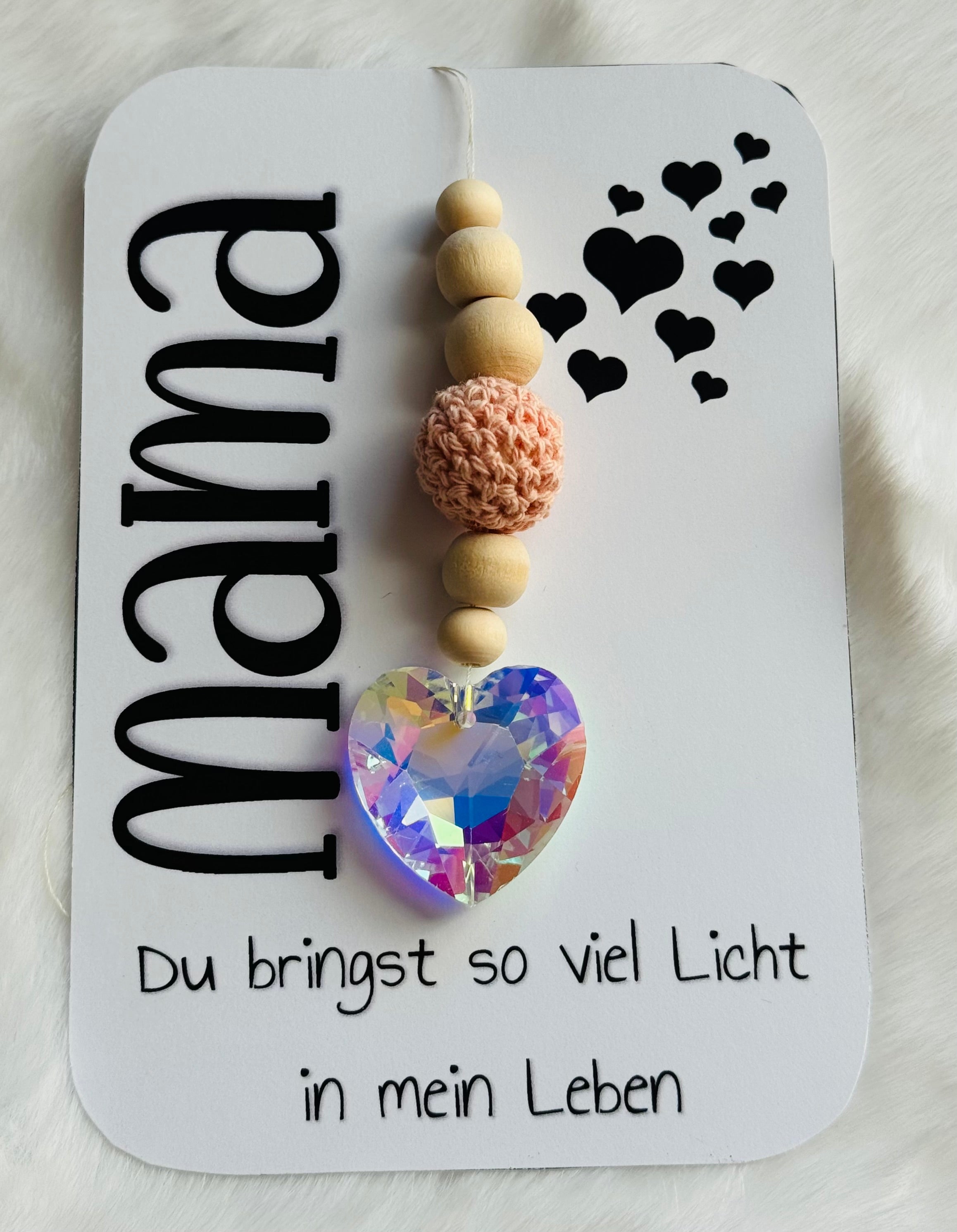 Boho Sonnenfänger Herz für Muttertag