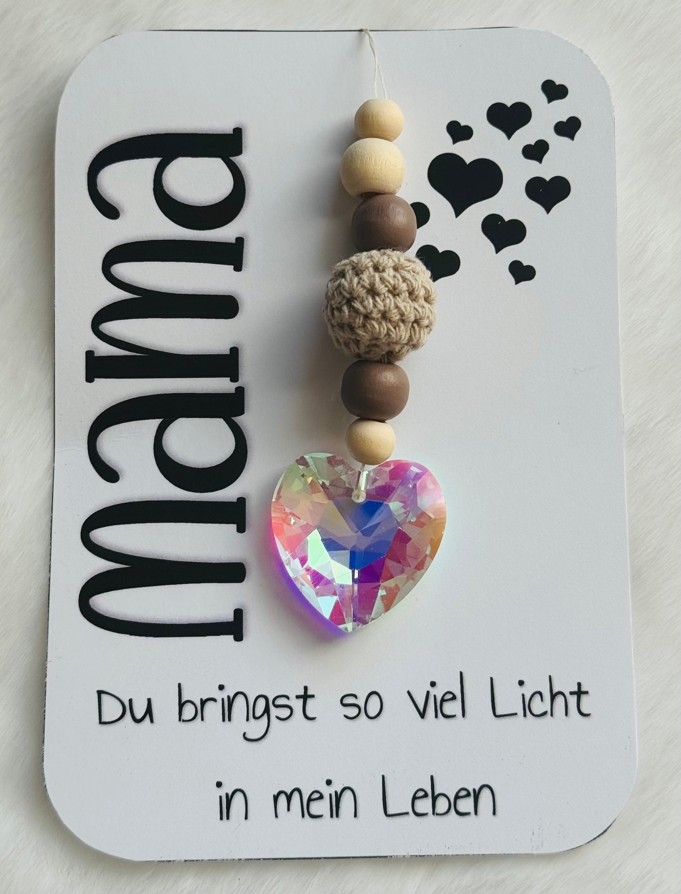 Boho Sonnenfänger Herz für Muttertag