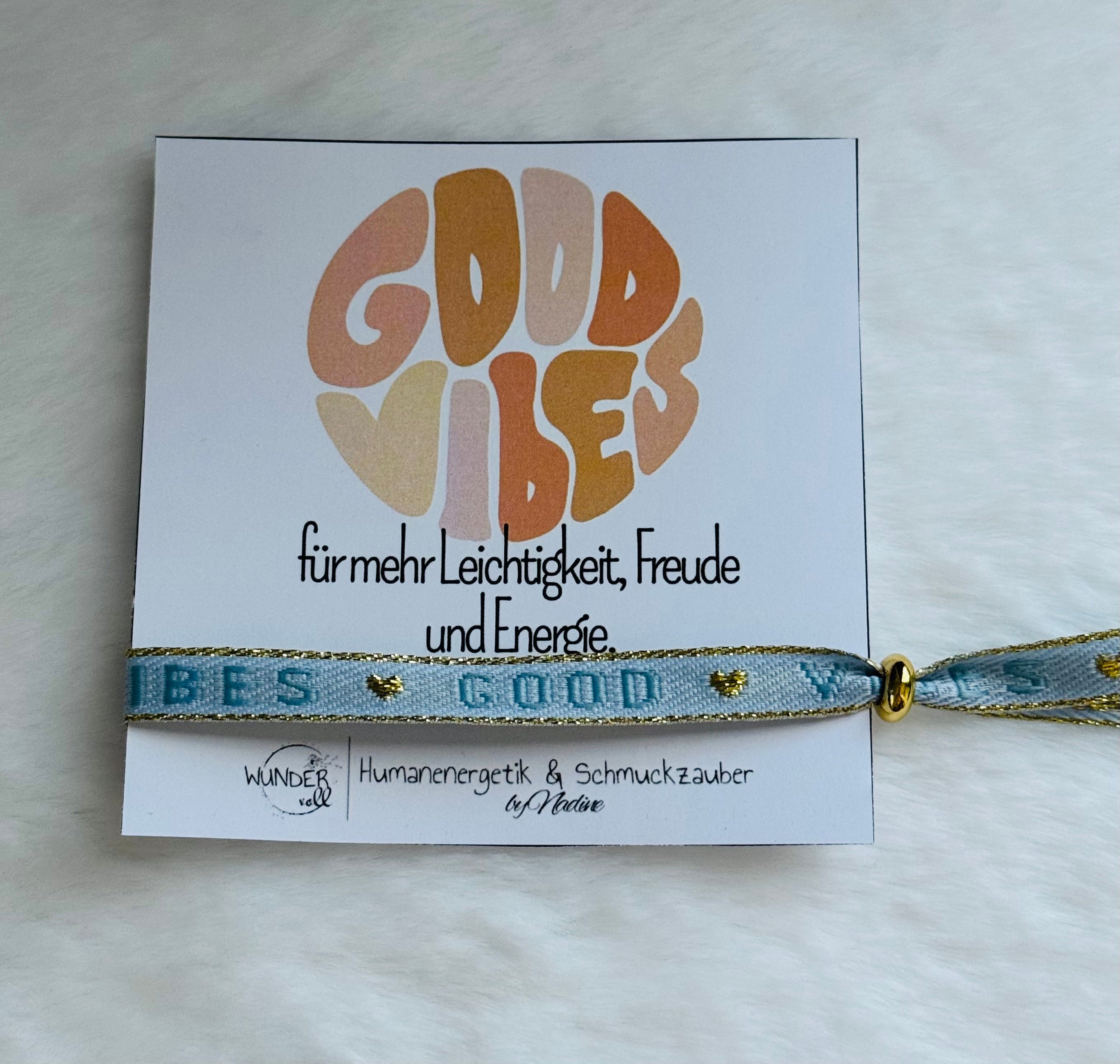 Festivalarmband „Good Vibes“