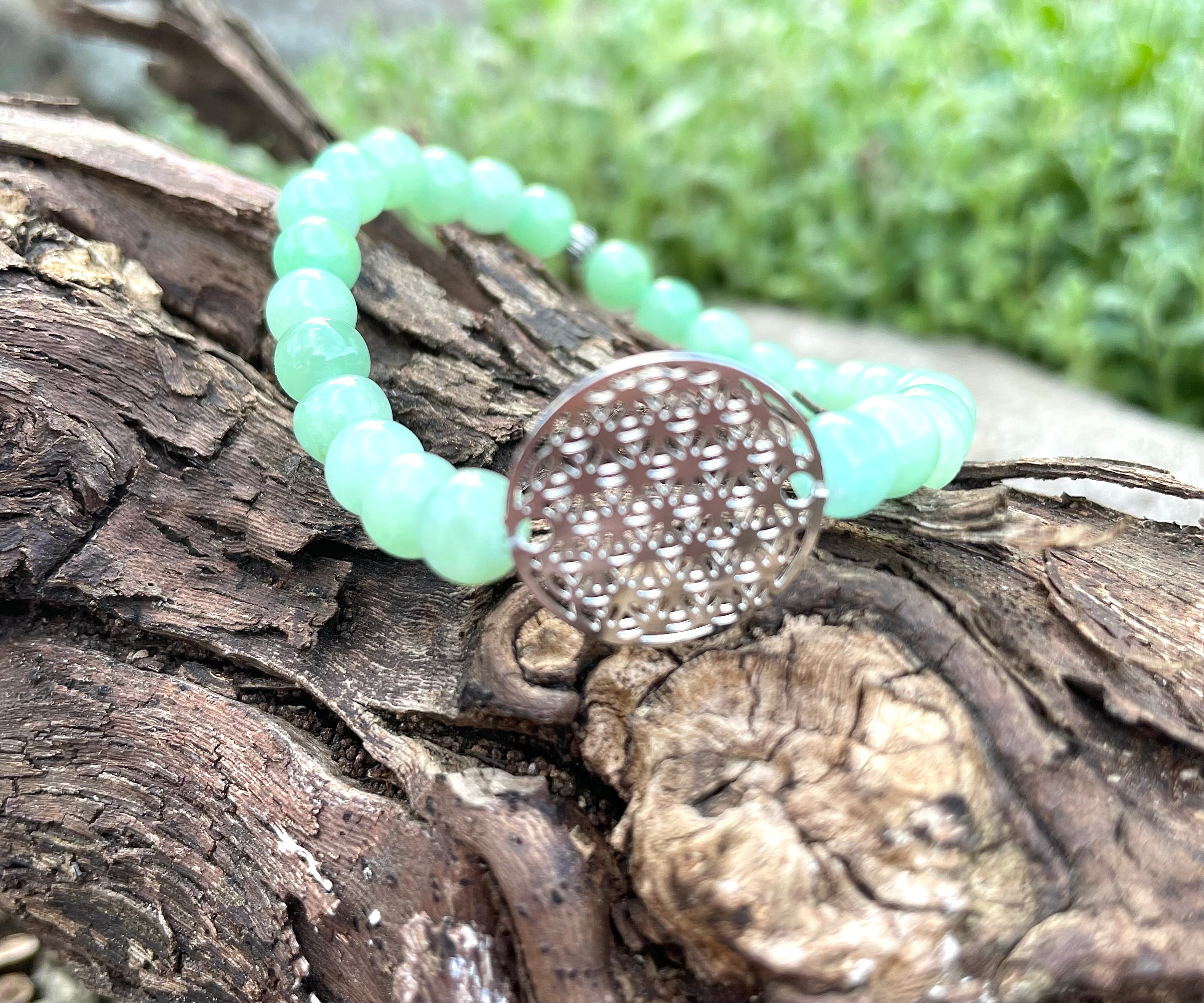 Blume des Lebens Armband – Dein persönlicher Edelstein-Energiebegleiter