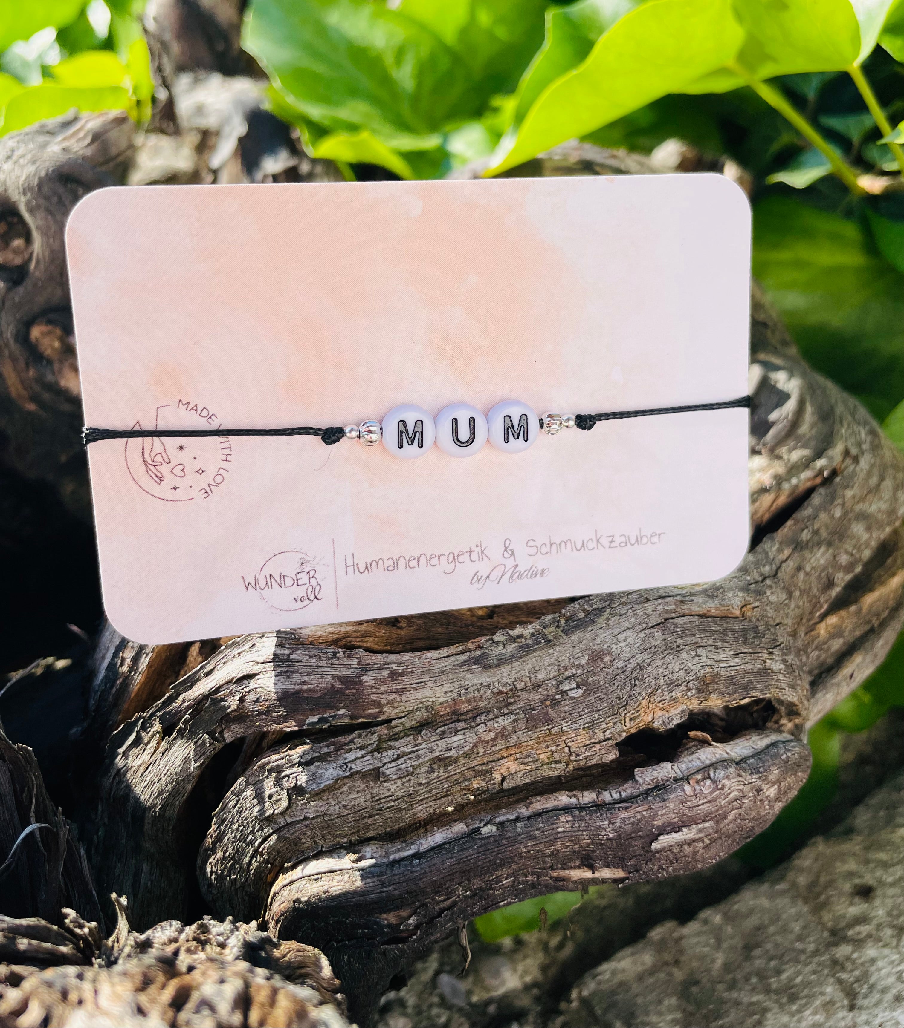 Makramee Armband „Mum“