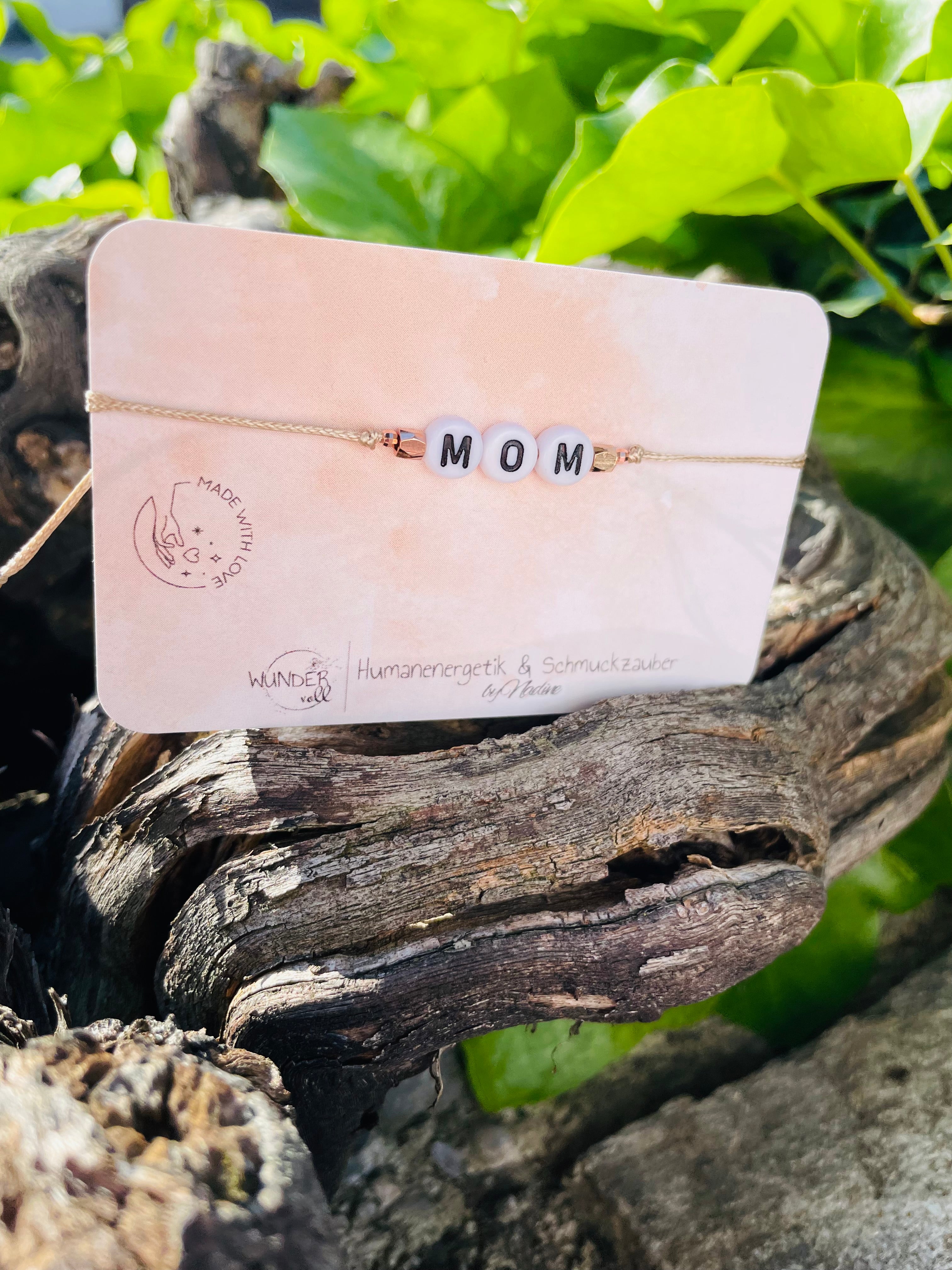 Makramee Armband „Mom“