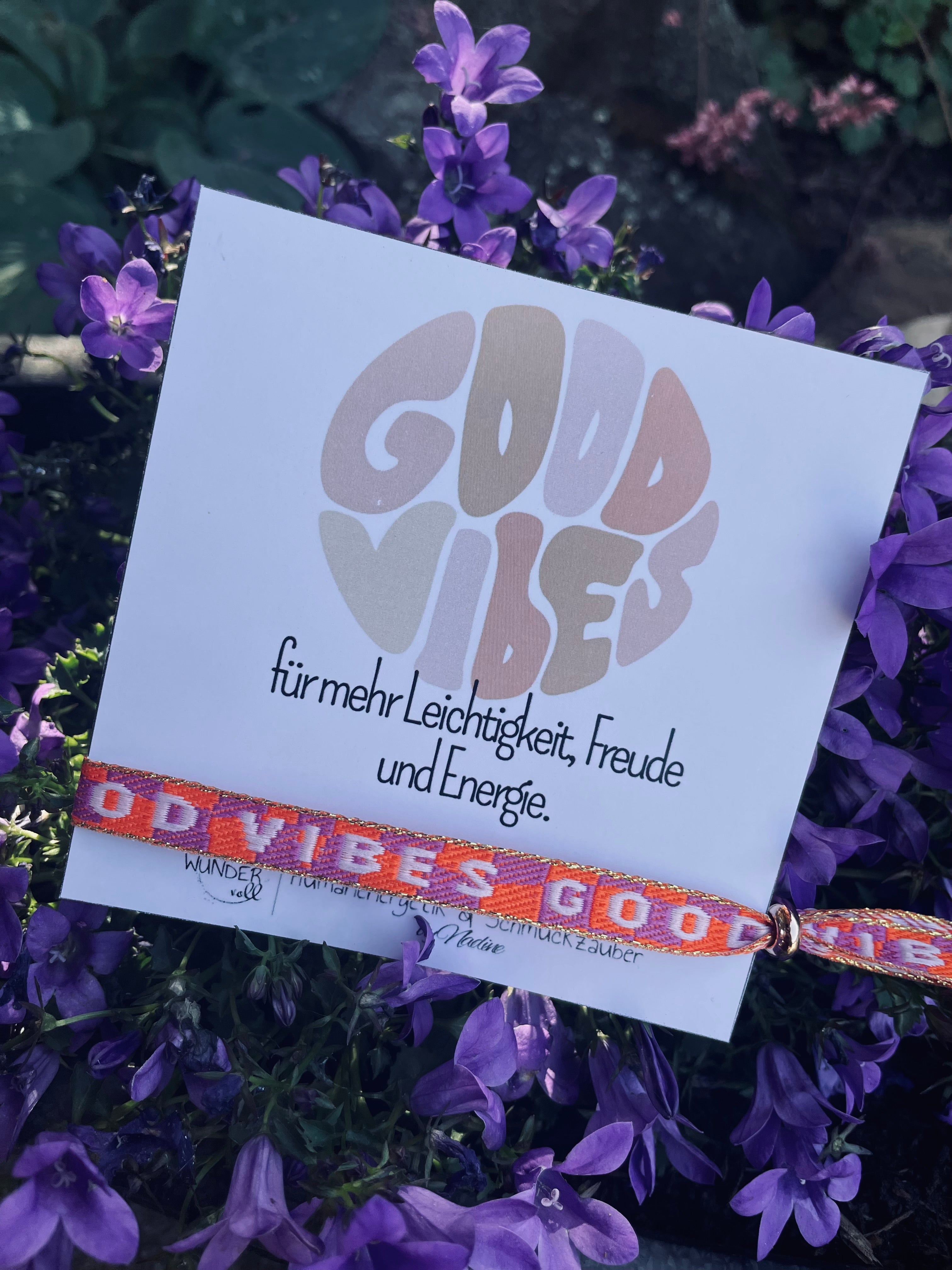 Festivalarmband „Good Vibes“