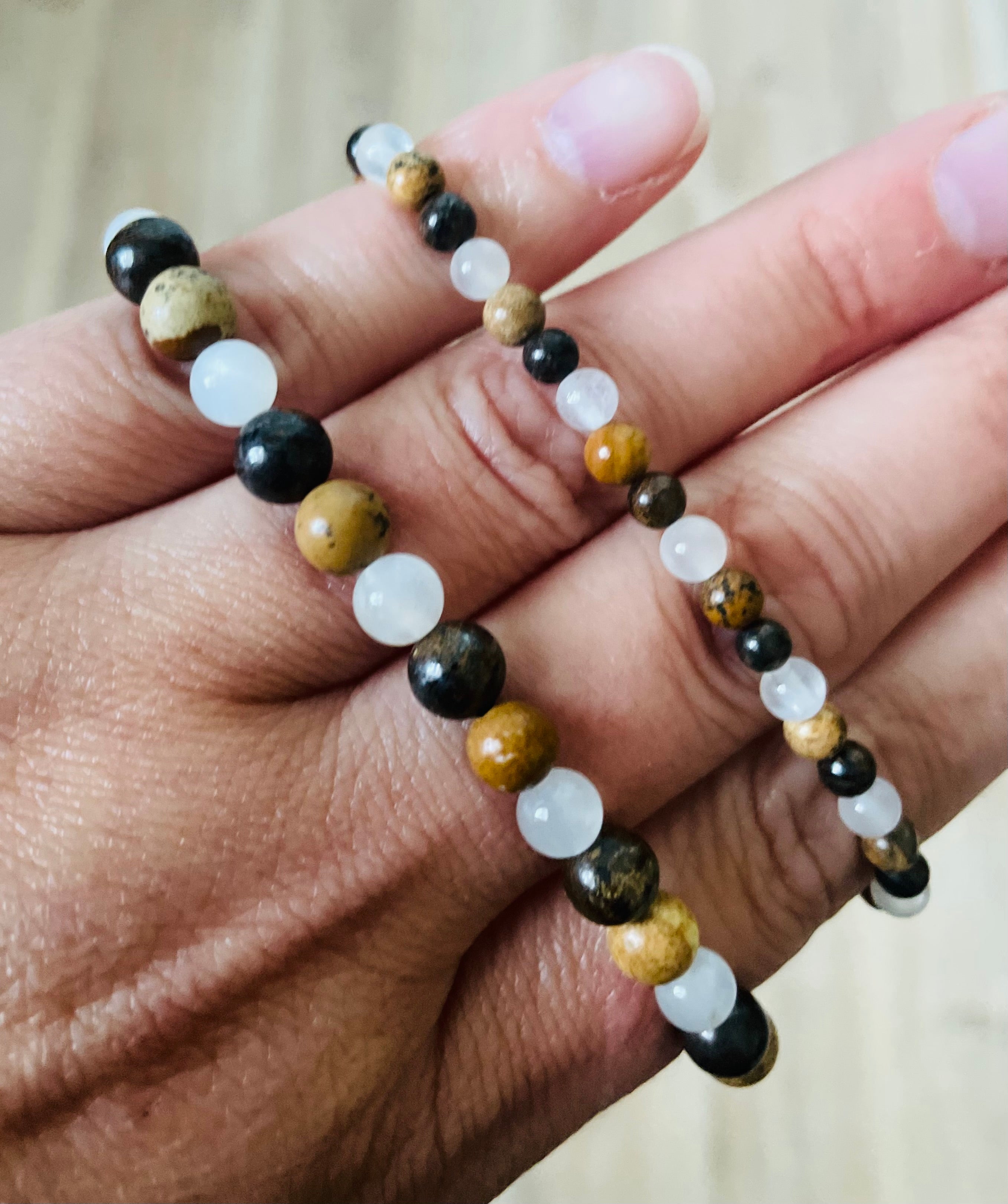 Erdung - Edelsteinarmband