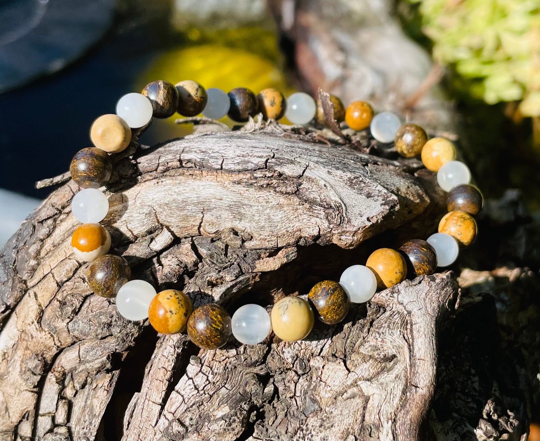 Erdung - Edelsteinarmband