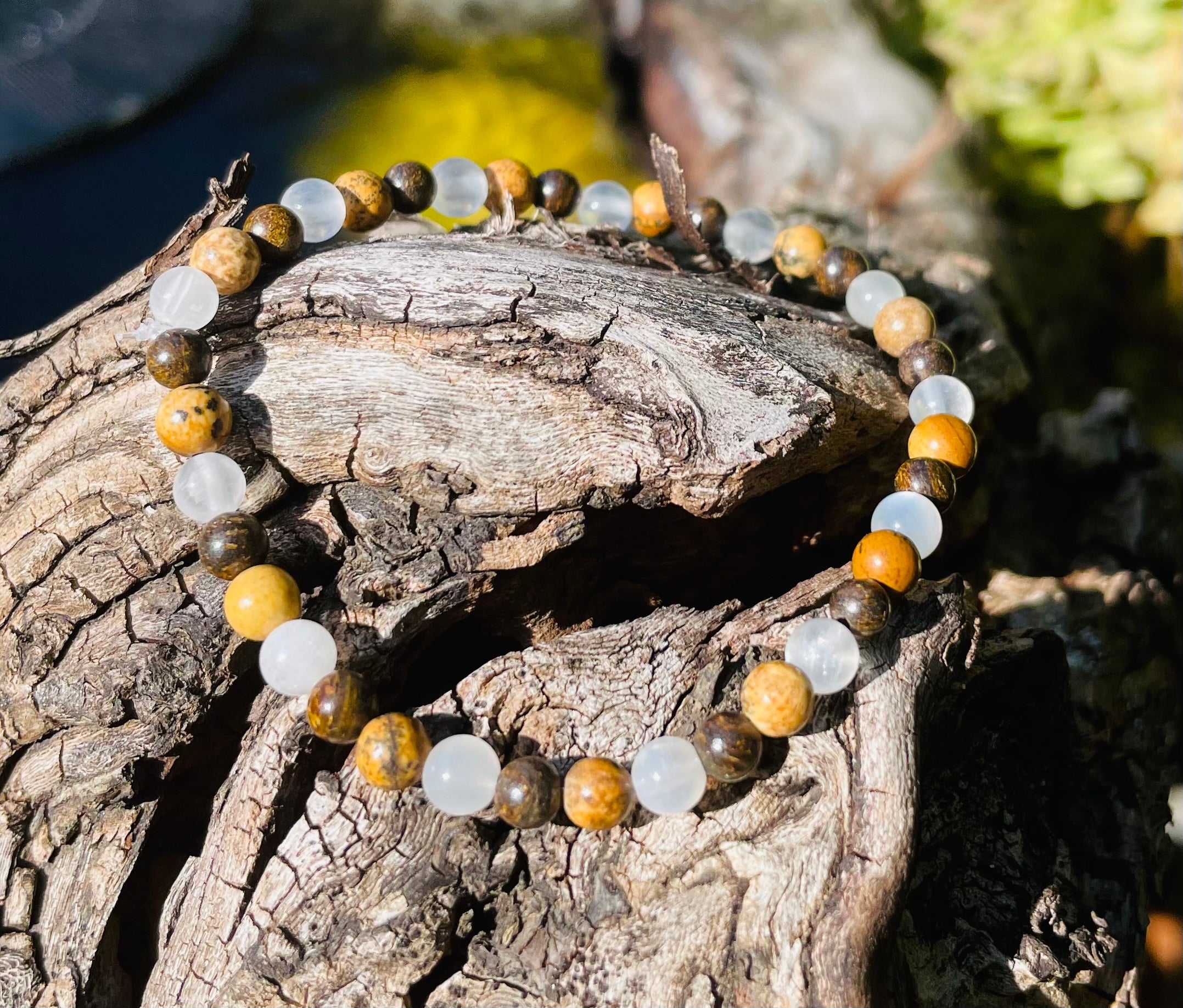 Erdung - Edelsteinarmband