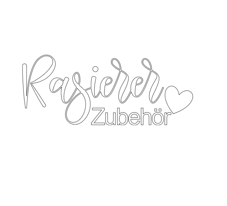 Schriftzauber „Rasierer Zubehör“ – für stilvolle DIY-Projekte
