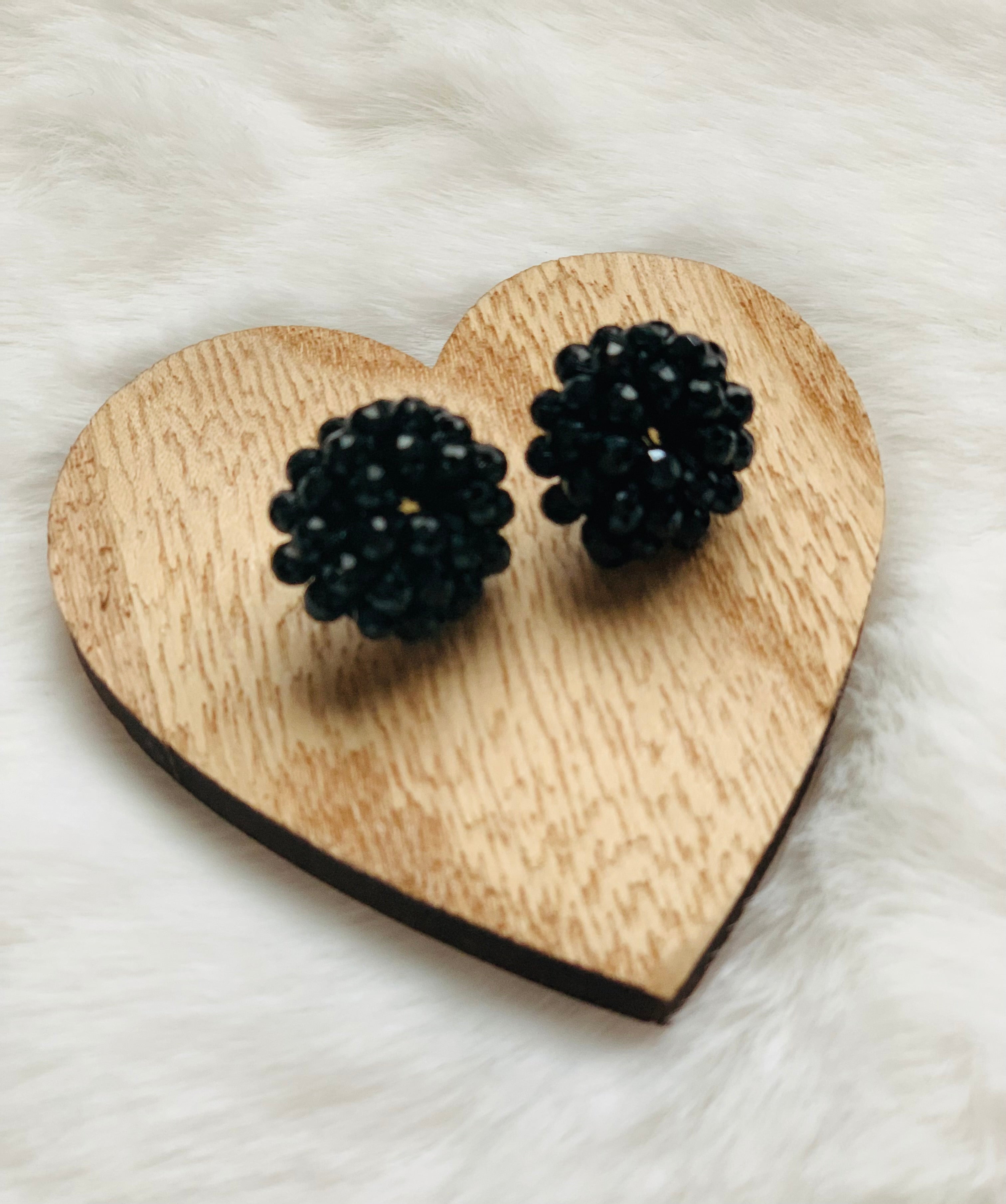 Facett-Perlen Ohrring