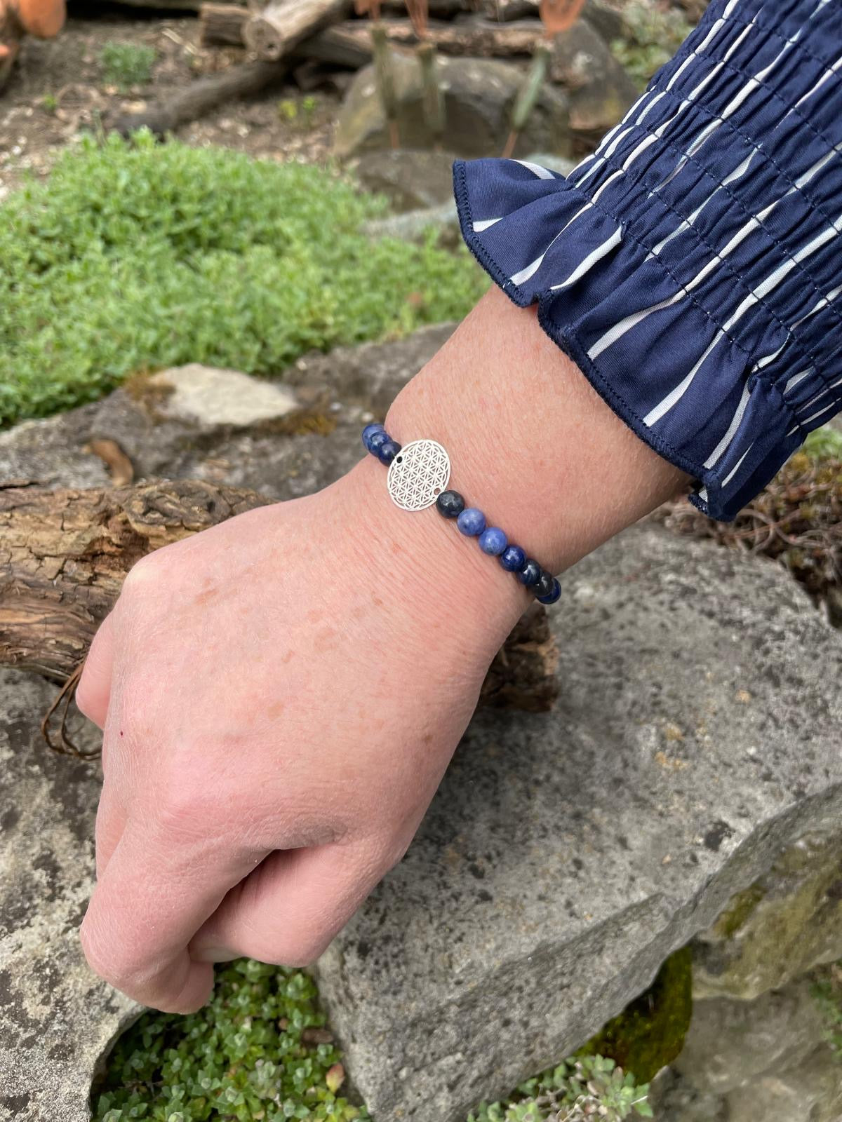 Spirit of Balance - Lebensblume mit Lapislazuli