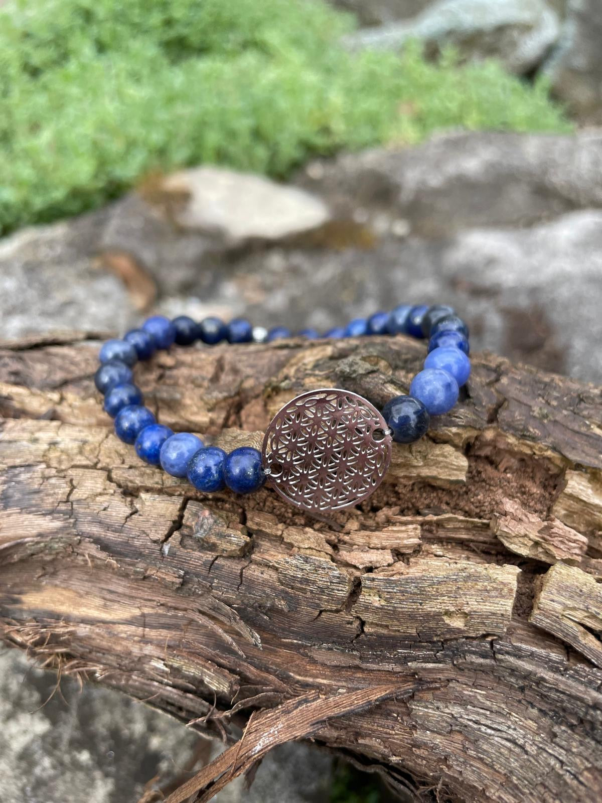 Spirit of Balance - Lebensblume mit Lapislazuli